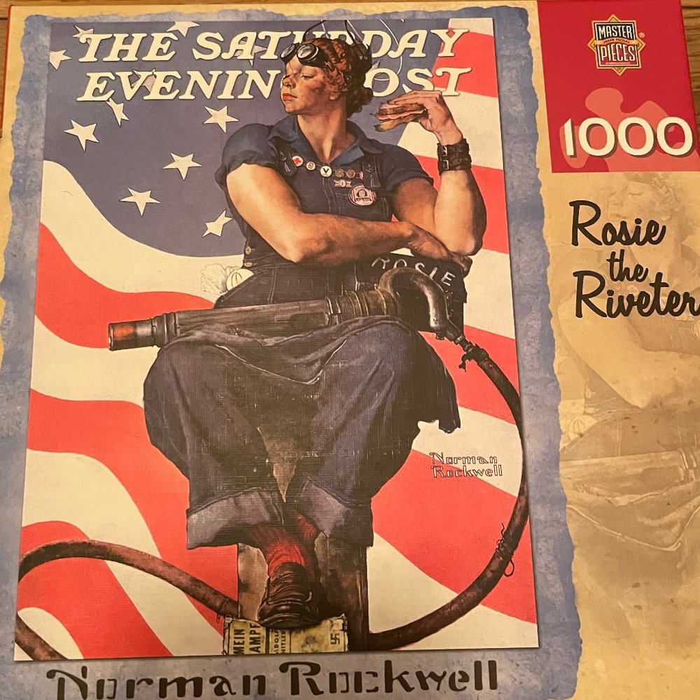 Norman Rockwell - Rosie the Riveter Puzzle